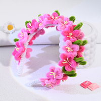 YouLaPan Fashion Bridal Wedding Flower Boy Hair Hoop Handmade Cute Plush Ladies' Banquet Dancing Party Hair Accessories YXA360