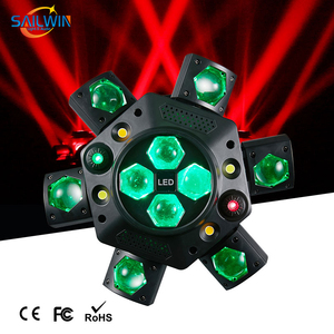 SAILWIN LED DJ Bee Eye Six bras Petit King Kong Stroboscope Tête mobile Faisceau Effet laser Lumière pour scène <span class=keywords><strong>Disco</strong></span> - Product Image 2