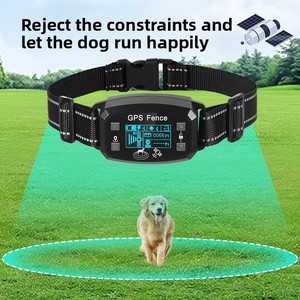 GPS Drahtloser Hundezaun Intelligentes Trainingsgerät Wasserdichtes Elektroschock-Halsband mit Schock- und Vibrationsfunktion - Product Image 2