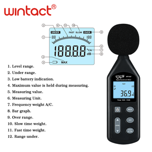 <span class=keywords><strong>WT1357</strong></span> качества продукта цифровой измеритель уровня звука цена - Product Image 4