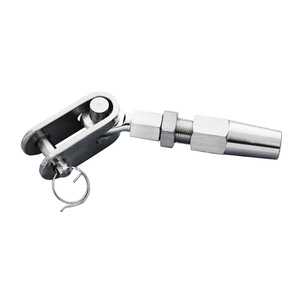 Stainless Steel Wire Rope <b>Clamp</b> Connector For Marine Hardware Replacement Repair 316 Steel <b>Quick</b> Release Hook Fitting - Product Image 3
