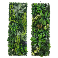 Mur végétal artificiel en plastique 40x120cm, décoration 3D bionique de pelouse verte pour mariage, Saint-Valentin, luxe moderne