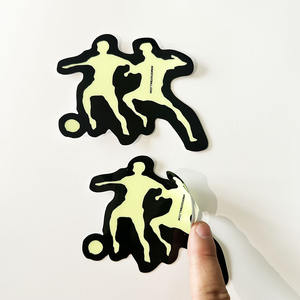 สติกเกอร์รูปลอกเรืองแสงติดโลโก้ส่วนตัวพิมพ์ลายกำหนดเองได้กันน้ำกันรังสียูวีไวนิลเรืองแสงในที่มืด - Product Image 6