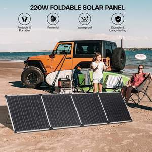 Panneaux solaires rigides pliables <span class=keywords><strong>200W</strong></span> Kits complets 12V Ensemble de panneaux solaires portables pour RV <span class=keywords><strong>Car</strong></span> <span class=keywords><strong>Camping</strong></span> Paneles Solares Portatiles - Product Image 1