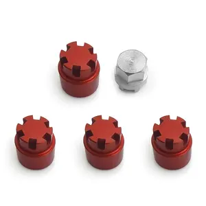 4Pcs M2 Hubs Hex Insert Lock Moer rc accessories hub lock for 1/24 Axiale SCX24 rc crawler accessories Rc Car Parts