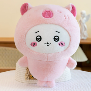 Muñeco de Peluche Capibara Xinhui Usaki Chiikawa, <span class=keywords><strong>Hachi</strong></span> se Transforma en un Muñeco Capibara para Regalar a la Novia - Product Image 1