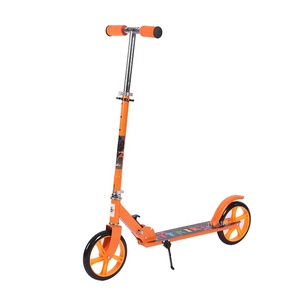 Urban Foldable Two-Wheeled Kick Scooter for Adults with Adjustable Height and Seat PU <b>Plastic</b> <b>Wheels</b> - Product Image 4