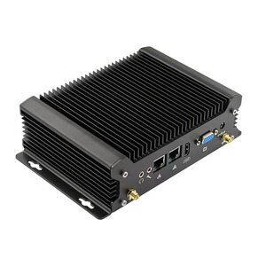 Mini PC Intel sans ventilateur, double Ethernet, Core I7-10710U, double écran, double RS232 COM, 8xUSB, ordinateur industriel Linux - Product Image 3