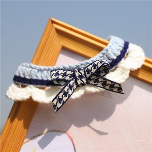 Collar <span class=keywords><strong>de</strong></span> perro y gato encantador tejido a mano, Collar <span class=keywords><strong>de</strong></span> lazo <span class=keywords><strong>de</strong></span> hada para mascotas, bufanda <span class=keywords><strong>de</strong></span> gato bonita, accesorios <span class=keywords><strong>de</strong></span> adorno para mascotas - Product Image 5