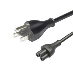 Cable de alimentación CA Nema a IEC C5 15A con enchufe macho de 3 pines para electrodomésticos pequeños - Product Image 1