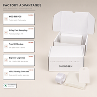Boîtes en papier personnalisées sur mesure imprimées pour l'expédition de vêtements, boîtes cadeaux de vente au détail avec logo, boîtes d'emballage pour envoi postal avec logo
