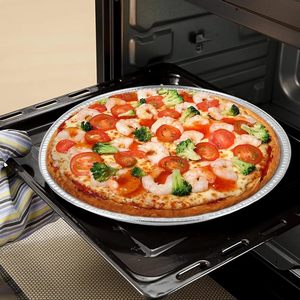 12 Inch Disposable Aluminum Foil Baking <b>Pans</b> Oven & Microwave Safe Food Grade for Party Use-for Pizza Platter Packaging - Product Image 6