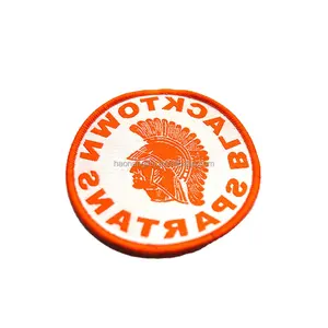 wholesale custom design woven label logo iron on patches