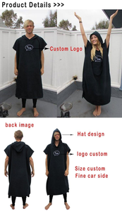 Trùm đầu khăn Poncho bãi biển thay đổi áo sợi nhỏ nhanh chóng khô - Product Image 6