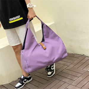 Bolsa organizadora de poliéster con logotipo personalizado, bolso de viaje deportivo Unisex con soporte para esterilla de Yoga, barato, venta al por mayor - Product Image 3