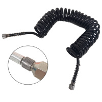 Tuyau de recul tressé de 3 mètres avec adaptateur de 1/8 à 1/4, tuyau de connexion pour aérographe et mini compresseur d'air