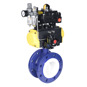 Válvula Neumática Triple Excéntrica con Brida de Sellado de Goma Dn300 JL600-D1/C4 - Product Image 2
