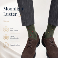 Chaussettes de travail en coton de haute qualité de luxe personnalisées pour hommes Taille libre avec logo personnalisé pour costume pour hommes Tenue de cérémonie