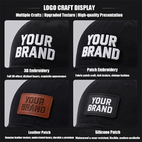 Casquette Snapback Hip-Hop Premium à Visière Plate, Bicolore Tendance, Broderie 3D en Relief Personnalisée OEM ODM, Couleurs Pantone Assorties