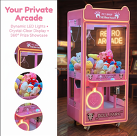 Machine à griffes en métal et fer ZENEWOOD, à monnayeur, 110/220V, pour la distribution de peluches et de poupées à prix abordable