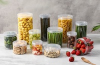 Pot en plastique transparent personnalisé de 400 ml avec couvercle transparent pour gâteaux, nouilles, aliments pour bébés, pizzas, collations, salades, chocolat, bonbons, biscuits