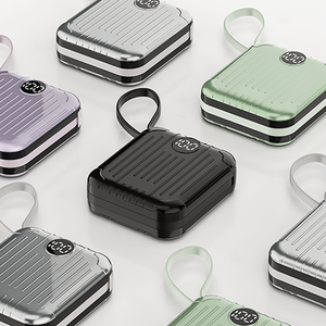 Cargador Portátil de Viaje, Banco de Energía Semi Sólido <span class=keywords><strong>Aspor</strong></span>, Regalos Portátiles, Carga Rápida PD de 18 W, Banco de Energía Inteligente Móvil de 9000 mAh - Product Image 2