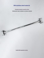 Barre de traction murale inclinée Daqijiang DQ443 en acier inoxydable 304, design d'angle rotatif pour fitness intérieur ; personnalisable