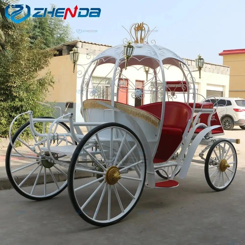 Groothandel Elektrische Prins William Trouwwagen Custom Cinderella Paardenkar Elektrische Pompoen Koets Te Koop
