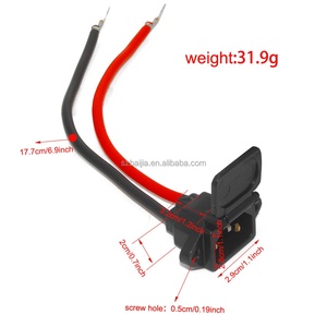 ปลั๊ก 3P แบบ 4 ขา พร้อมฝาครอบ ขนาด 20 ซม. ช่องเสียบไฟแบบแผง สำหรับมอเตอร์ไซค์ไฟฟ้า สกู๊ตเตอร์ อะไหล่ อุปกรณ์เสริม - Product Image 5