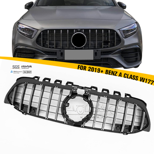 GTR Style GT <span class=keywords><strong>AMG</strong></span> Grille avant Diamond Grille Cover <span class=keywords><strong>W177</strong></span> Bumper Noir Pour Mercedes Benz <span class=keywords><strong>Classe</strong></span> <span class=keywords><strong>A</strong></span> <span class=keywords><strong>W177</strong></span> 2019 2020 2021 2022 2023 - Product Image 1