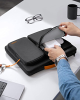 Sac de transport pour ordinateur portable avec logo personnalisé, étanche, anti-rayures, avec fermeture éclair, pochette de voyage professionnelle