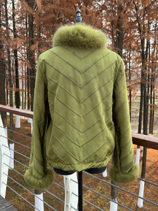 Manteau en <span class=keywords><strong>fourrure</strong></span> de renard de luxe réversible léger d'hiver Manches longues Doublure <span class=keywords><strong>lisse</strong></span> Vrai manteau en <span class=keywords><strong>fourrure</strong></span> de renard pour femmes Mode <span class=keywords><strong>fourrure</strong></span> - Product Image 4