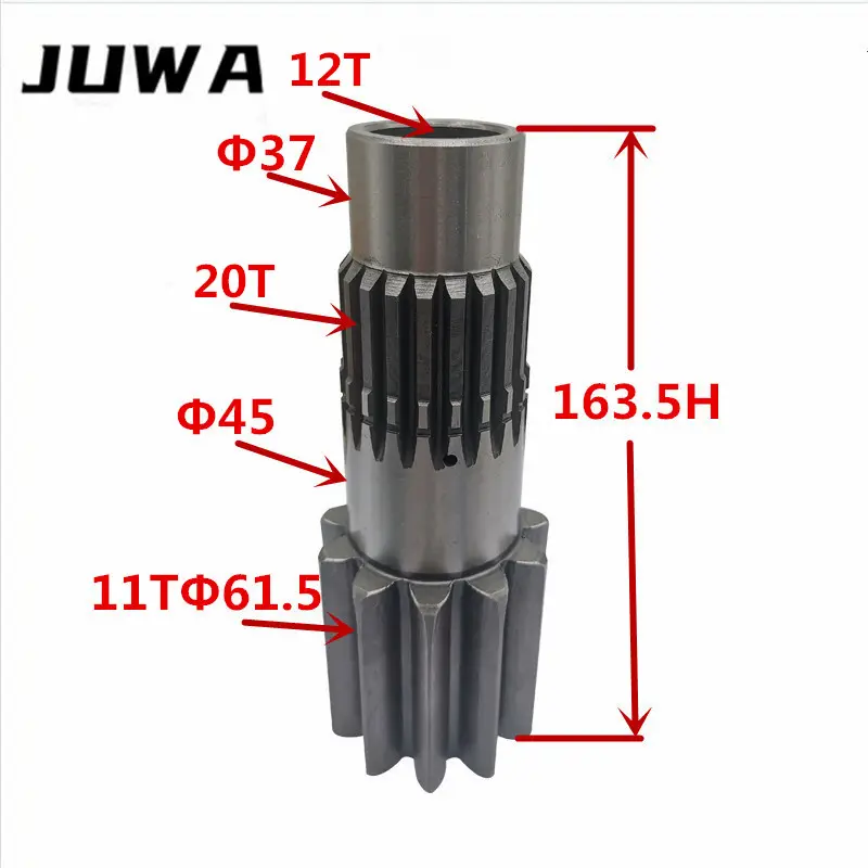 IHISCE mini excavator IHI18VX IHI20VX swing motor rotary vertical shaft center gear shaft Construction machinery parts