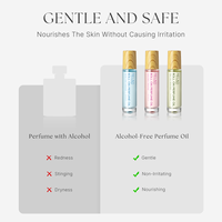 Huile de parfum concentrée unisexe longue durée, sans alcool, douce pour la peau, portable, minimaliste, pour le bureau quotidien, en roll-on