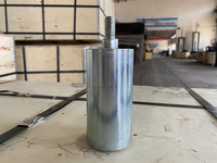 Rouleau de guidage latéral à gorge profonde en acier inoxydable de marque JUXIN pour convoyeur, pièces d'équipement de manutention, fourni par l'usine