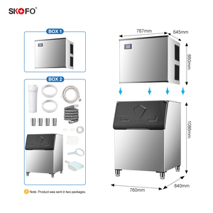 Commercial Party <b>Ice</b> Cube Making <b>Machine</b> Industrial China Produce 200kg 250Kg Gourmet <b>Machines</b> Maker for Super Market Commercial - Product Image 2