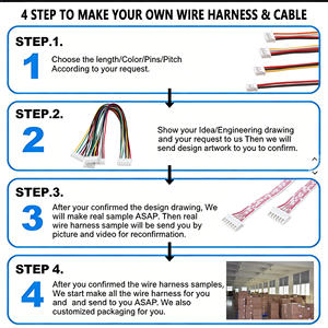 Cable Eléctrico de PVC con Clasificación IP67, Arnés de Cables, ZH PH EH XH, Paso de 1.0, 1.25, 1.5, 2.0, 2.54 mm, Conjunto de Cables - Product Image 6