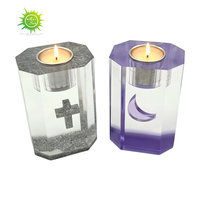 Porte-bougie en acrylique personnalisé, porte-bougie tealight moderne, décoration de table, décoration de la maison