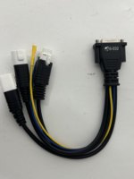 Cable de Diagnóstico OBD 6-032, Adaptador de 3 Pines y 4 Pines, Compatible con Escáneres 100PRO/500PRO/600PRO para Motocicletas Yamaha