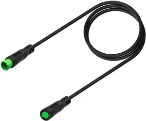 Câble d'extension de moteur de vélo électrique M8 3 5 6 broches connecteur avec câble connecteur de batterie de vélo électrique câbles pour écran Lcd