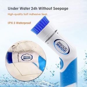 מברשת ניקוי חשמלית לכיור, בעיצוב ספוג אופנתי, למטבח ולאמבטיה, מחומר PP, עם סיבוב נירוסטה - Product Image 4