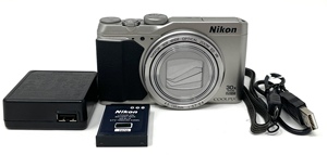 กล้องที่ใช้แล้ว COOLPIX S9900 กล้องดิจิตอลพร้อมระบบออปติคอล 30x และ Wi-Fi ในตัว (สีเงิน) - Product Image 1