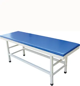 Boa características e camas de exame médico de metal azul confortáveis da segurança e da verificação da cama para hospital, clínica, pacientes