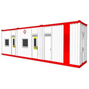 Clinique mobile préfabriquée pliable en conteneur de 40 pieds pour le tri et les soins d'urgence en extérieur - Product Image 3