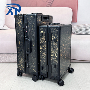 <strong>Ultra</strong> <strong>Light</strong> 24'' Gold Forged Carbon Fiber <strong>Suitcase</strong> Carbon Fiber Pattern <strong>Suitcase</strong> - Product Image 3