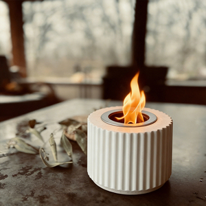 Fabricant OEM ODM, vente en gros de tables de feu en béton, foyer durable et portable au bioéthanol, foyer pour hôtel de luxe - Product Image 5