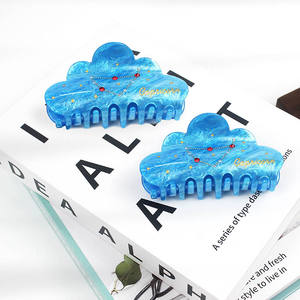 YIYI - Pinza de Pelo Coreana de Moda, Accesorios para el Cabello Coloridos, Pinza de Pelo Azul Personalizada con el Signo Zodiacal <span class=keywords><strong>Capricornio</strong></span> - Product Image 6