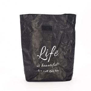 Bolsa Térmica Plegable de Kraft Tyvex para Almuerzo, Bolsa de Reparto de Aluminio, Muestra Gratis, Gran Venta - Product Image 4