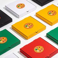 Solution d'emballage de boîtes à pizza OEM ODM pour les marques mondiales, respectueuse de l'environnement, tailles personnalisées, faible MOQ, directement de l'usine