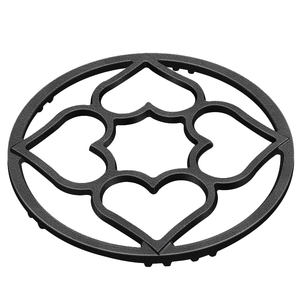 Petit support de casserole antidérapant pour cuisinière à <span class=keywords><strong>gaz</strong></span>, support de casserole en fer, accessoires auxiliaires pour casserole, casserole à lait, autres essentiels de cuisine, maison, camping-car - Product Image 1